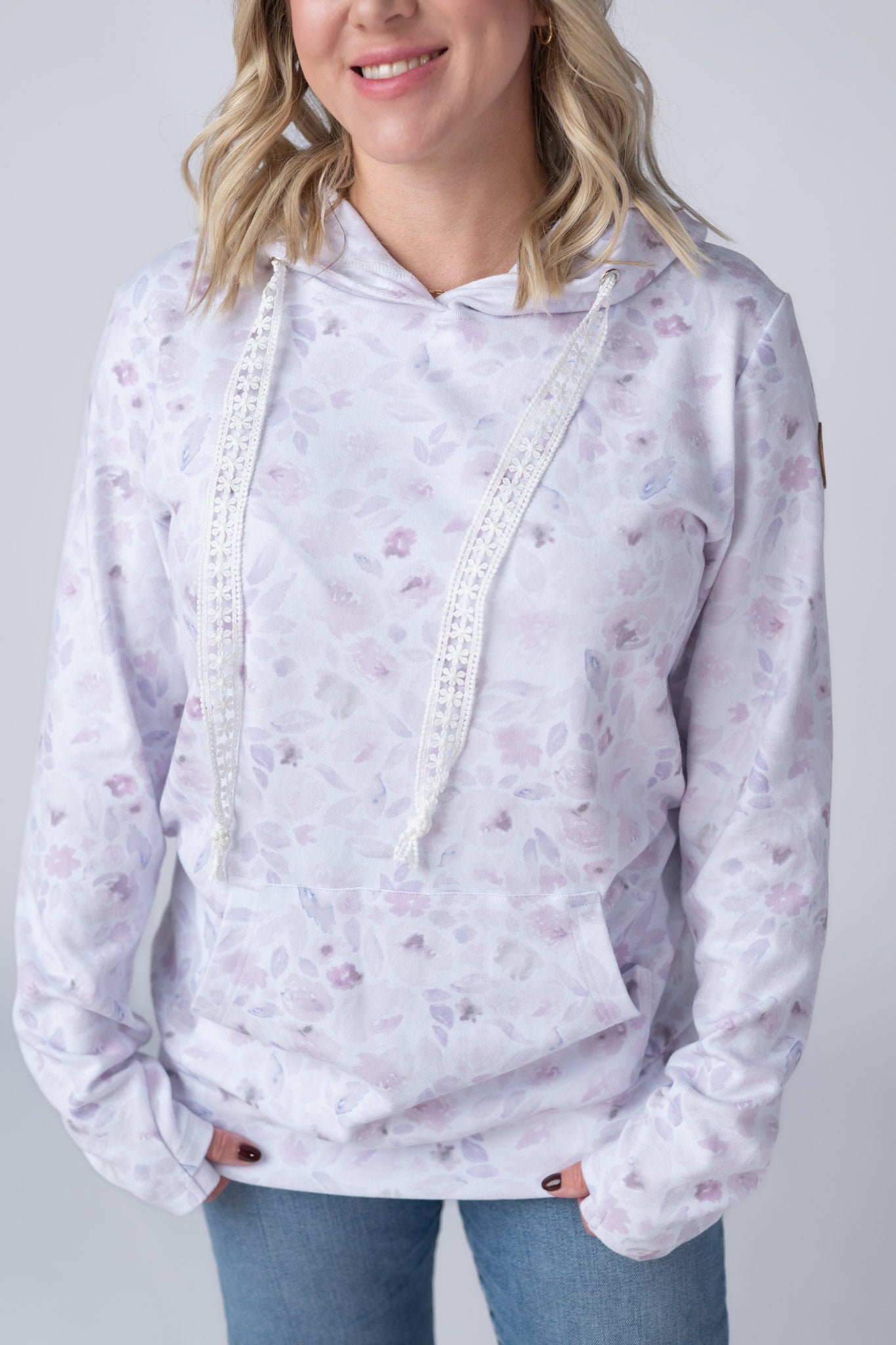 IN STOCK Hailey Pullover Hoodie - Blush Floral