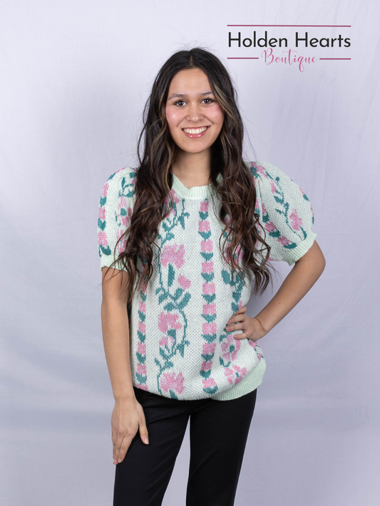 Floral Fresh Sweater - Holden Hearts
