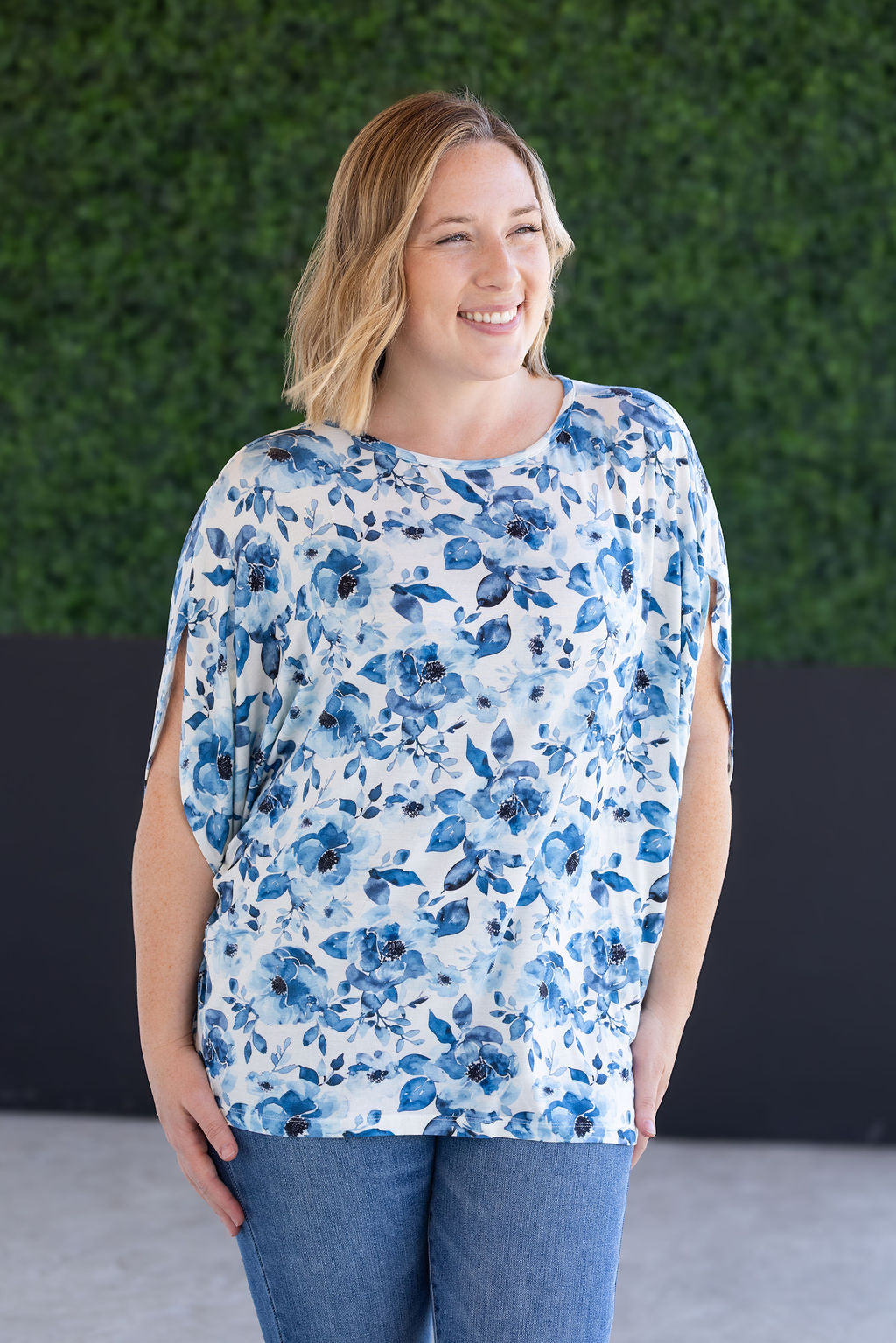 IN STOCK Darcy Dolman - Sapphire Floral FINAL SALE