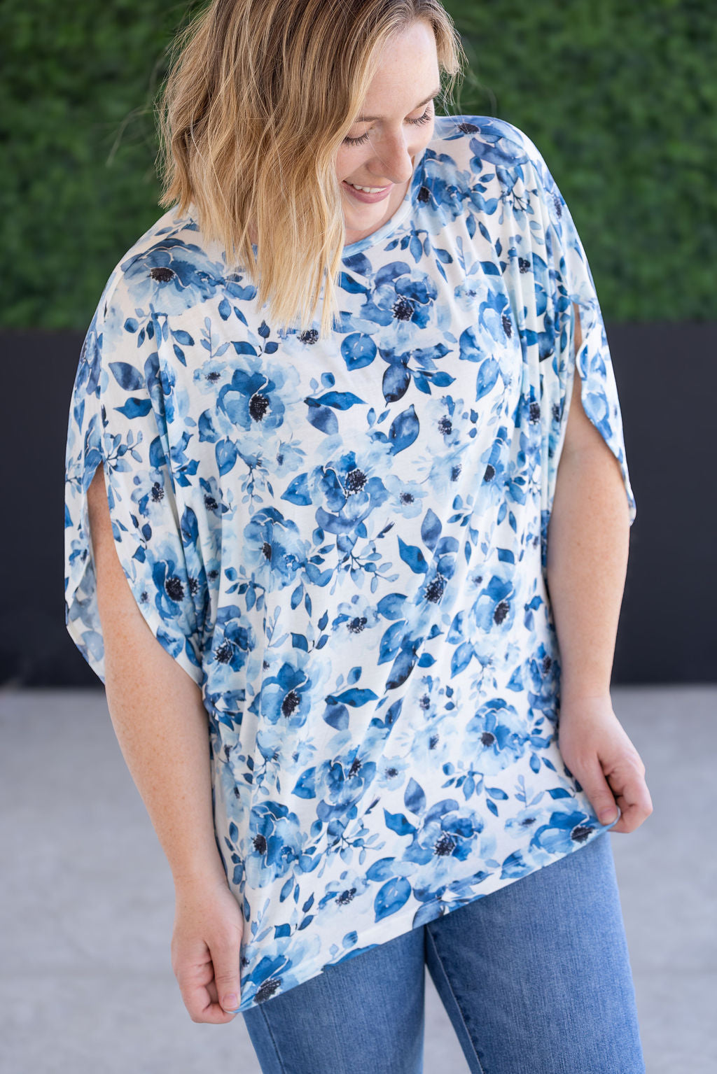 IN STOCK Darcy Dolman - Sapphire Floral FINAL SALE