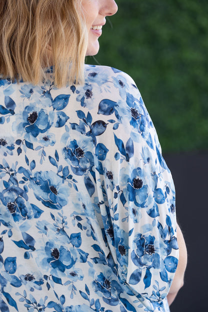 IN STOCK Darcy Dolman - Sapphire Floral FINAL SALE