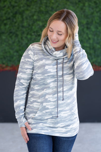 IN STOCK Soft Funnel Neck - Camo FINAL SALE
