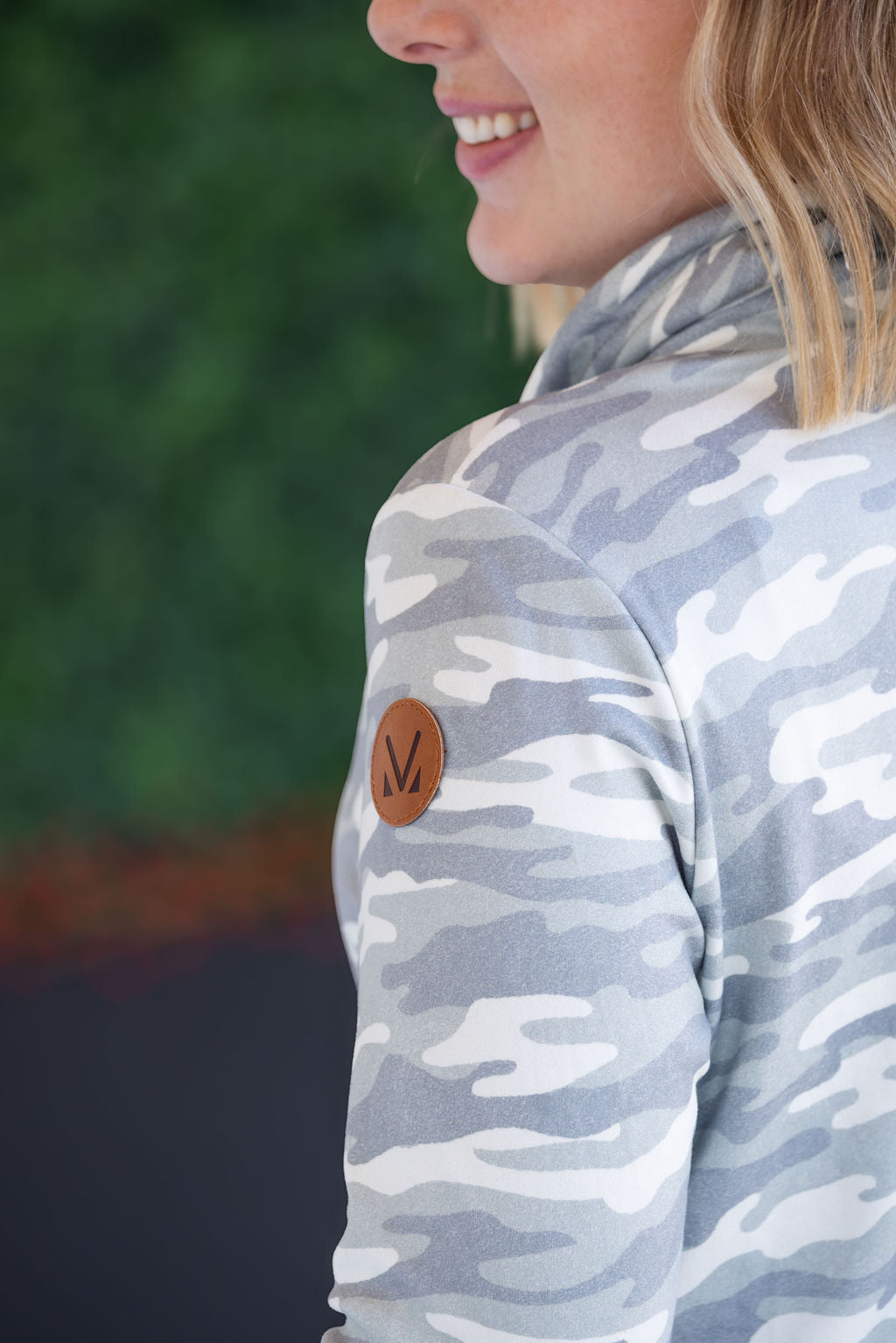 IN STOCK Soft Funnel Neck - Camo FINAL SALE