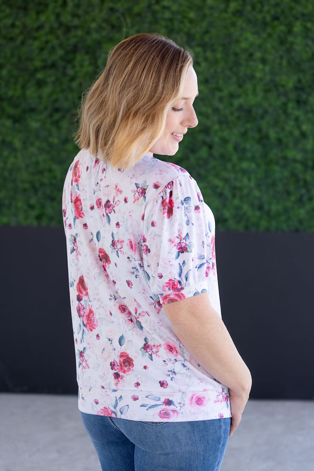 IN STOCK Katie Cozy Top - Pink Bloom FINAL SALE