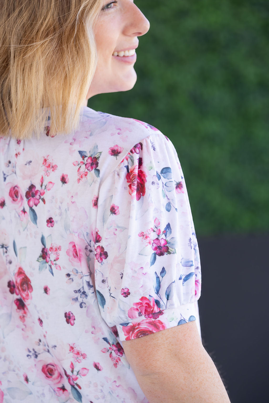 IN STOCK Katie Cozy Top - Pink Bloom FINAL SALE