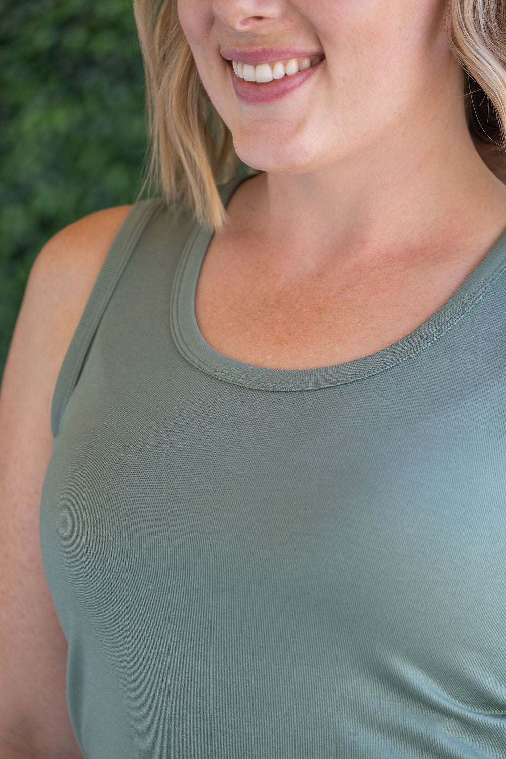IN STOCK Ava Tank - Sage FINAL SALE