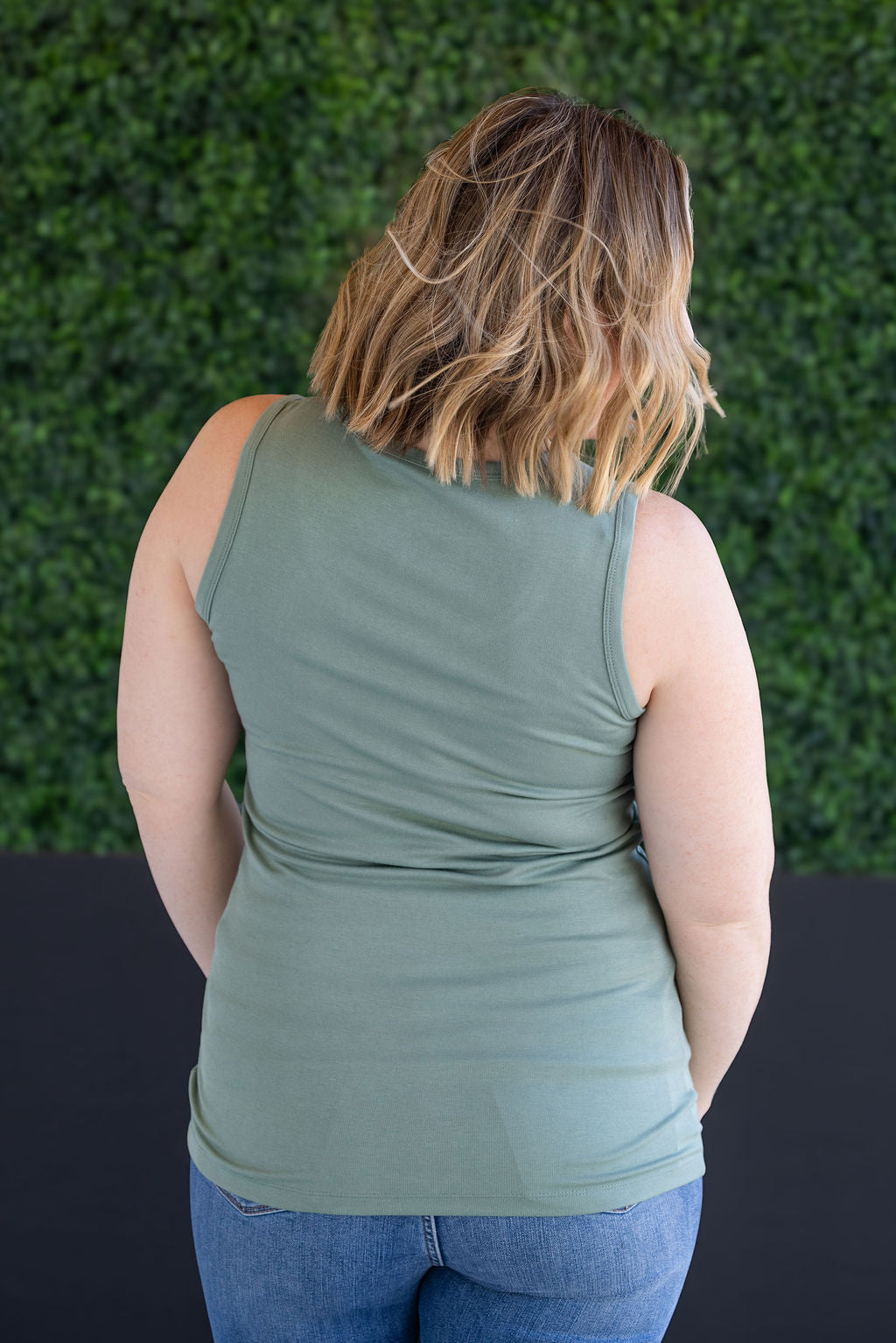 IN STOCK Ava Tank - Sage FINAL SALE