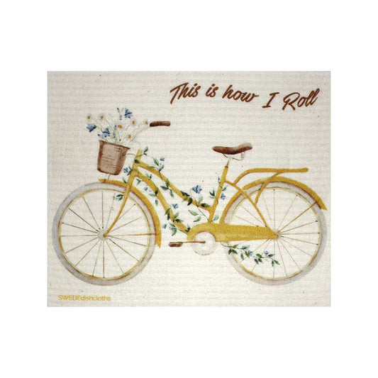 Swedish Dishcloth How I Roll Bike - Holden Hearts