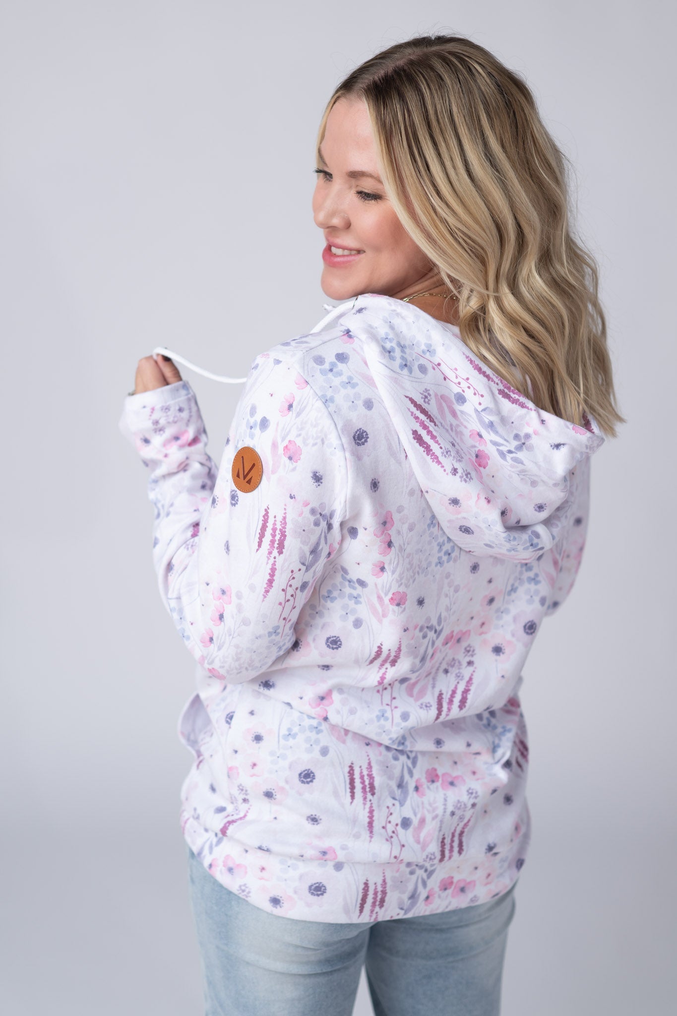 IN STOCK HalfZip Hoodie - Wildflower Gardens FINAL SALE
