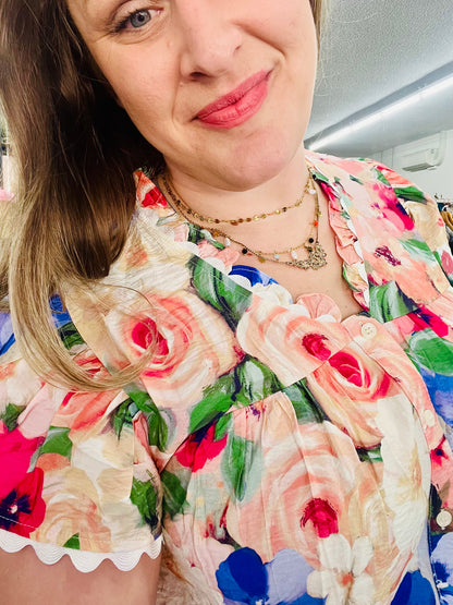 Fresh Start Floral Blouse