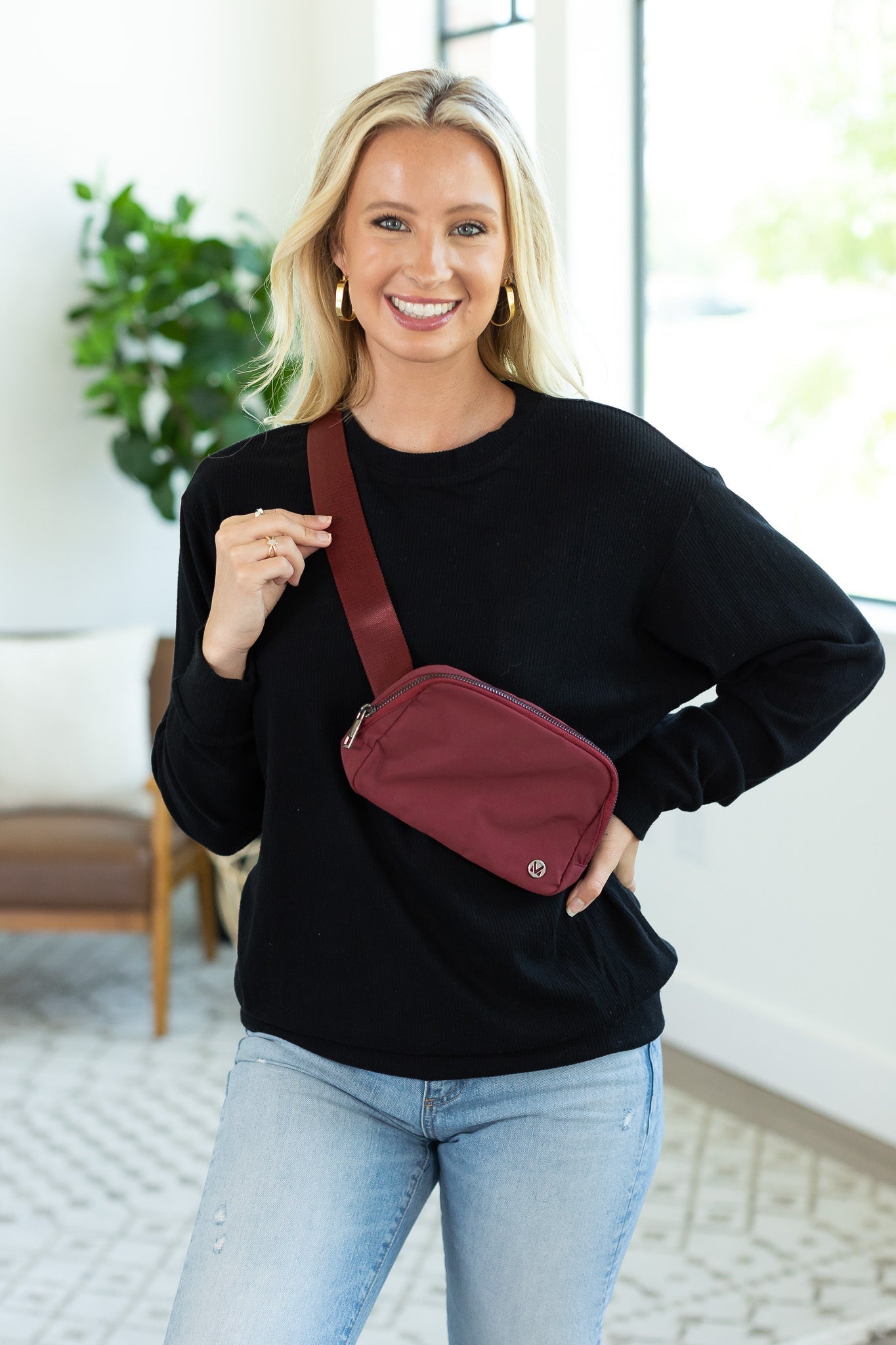IN STOCK Bum Bag - Wine FINAL SALE