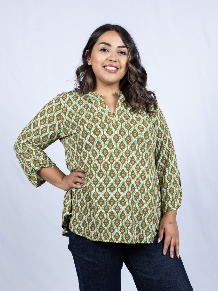 Lizzy 3/4 Sleeve Top