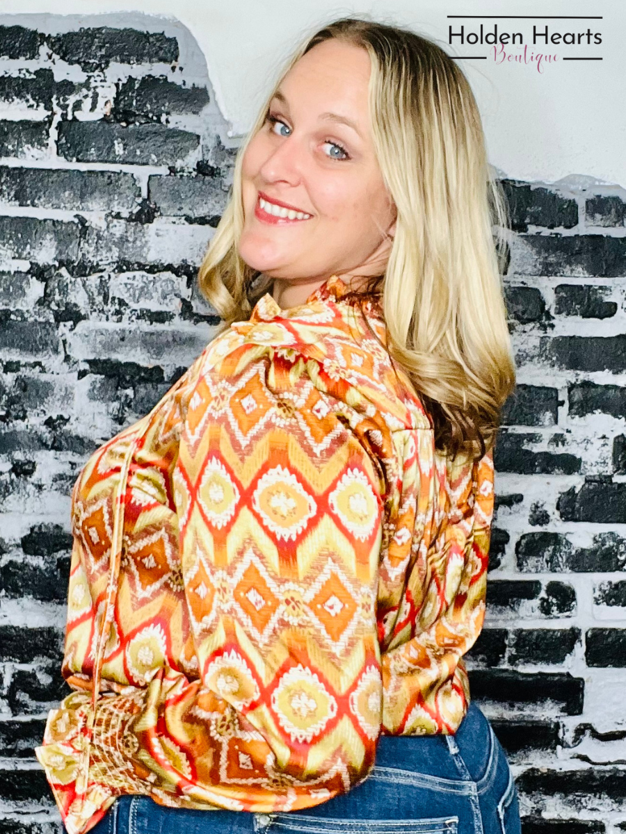 Eye of the Tiger Blouse - Holden Hearts