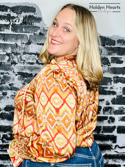 Eye of the Tiger Blouse - Holden Hearts