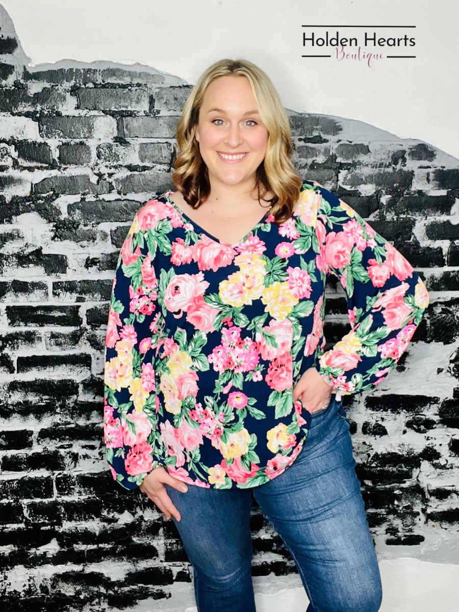 Flaunt It Floral Blouse - Holden Hearts