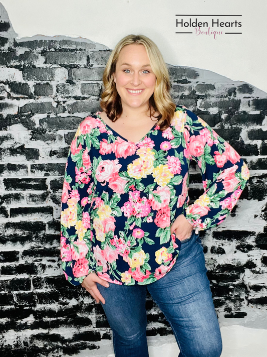 Flaunt It Floral Blouse - Holden Hearts