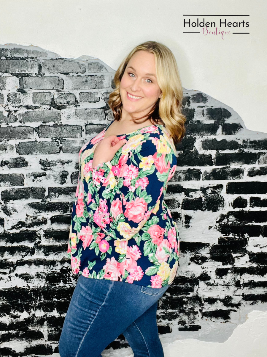 Flaunt It Floral Blouse - Holden Hearts