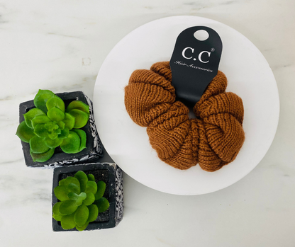 C.C Knit Scrunchie