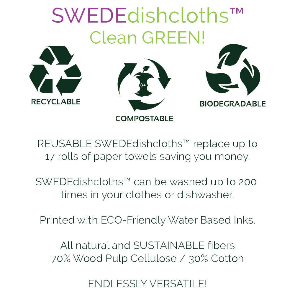 Swedish Dishcloth Beautiful Life Bike - Holden Hearts