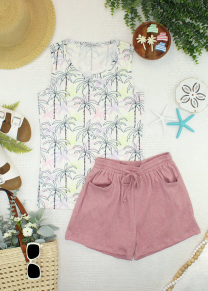 IN STOCK Ava Tank - Neon Palm FINAL SALE