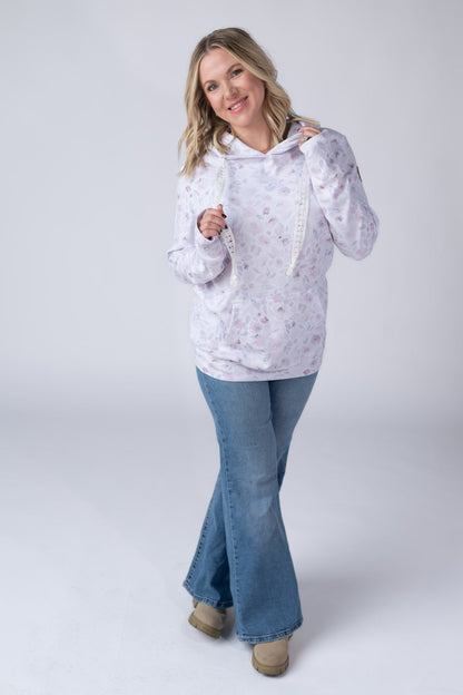 IN STOCK Hailey Pullover Hoodie - Blush Floral