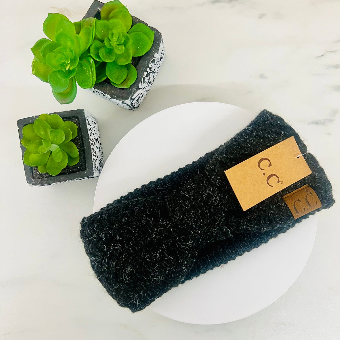 Chevron Knit Knot Women's Fashion Headband