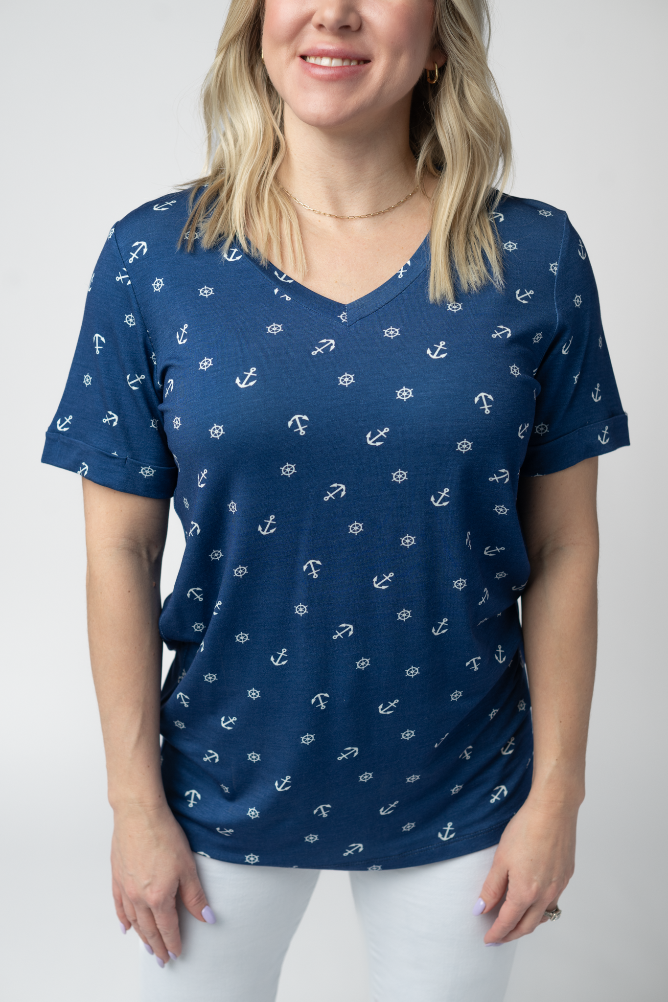 IN STOCK Sophie Top - Nautical Navy FINAL SALE