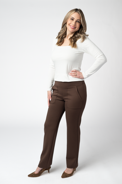 IN STOCK Luxe Ankle Bottoms- Brown