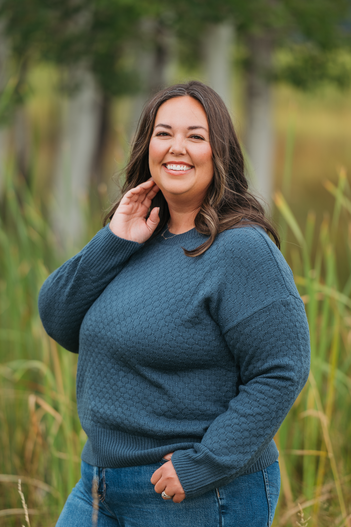 IN STOCK Gianna Pullover Sweater - Teal FINAL SALE