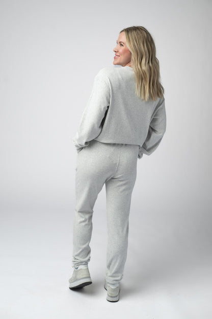 IN STOCK Corrine Joggers - Light Grey FINAL SALE
