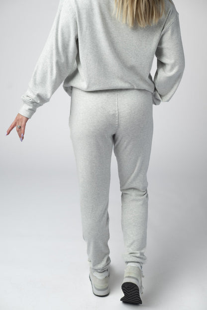 IN STOCK Corrine Joggers - Light Grey FINAL SALE