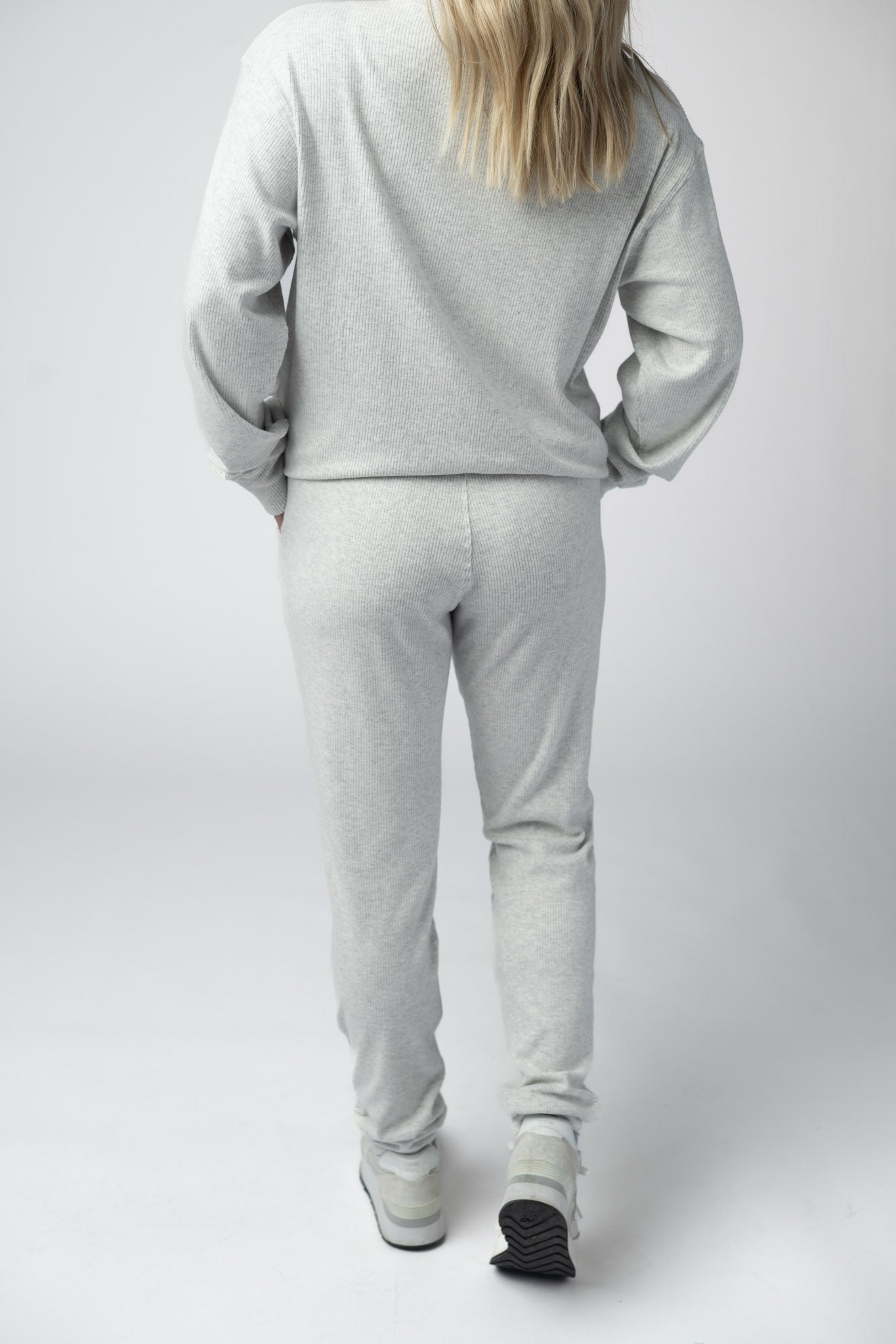 IN STOCK Corrine Joggers - Light Grey FINAL SALE