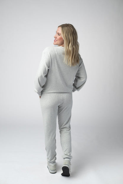 IN STOCK Corrine Joggers - Light Grey FINAL SALE