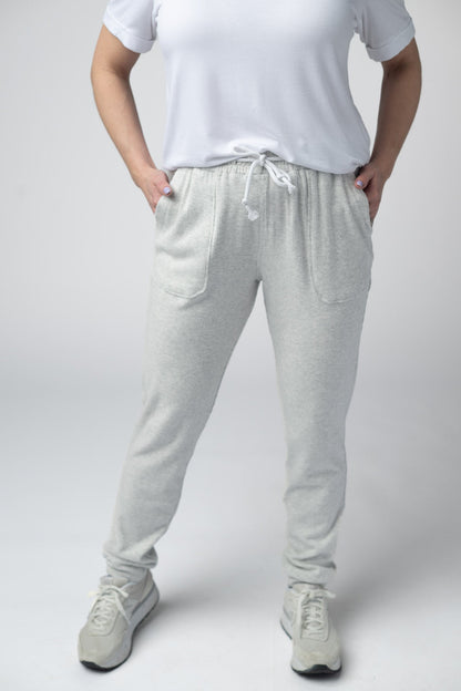 IN STOCK Corrine Joggers - Light Grey FINAL SALE