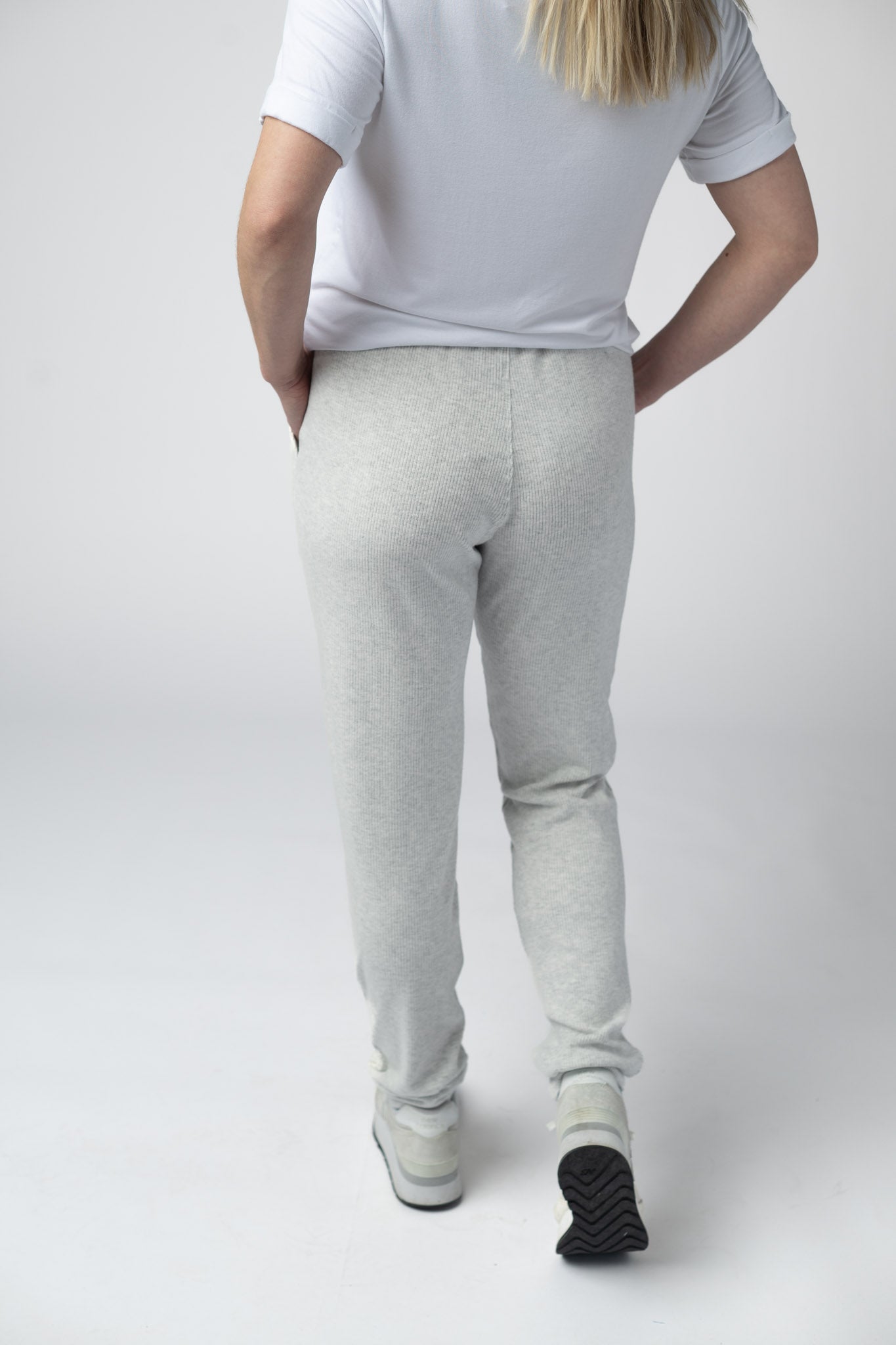IN STOCK Corrine Joggers - Light Grey FINAL SALE