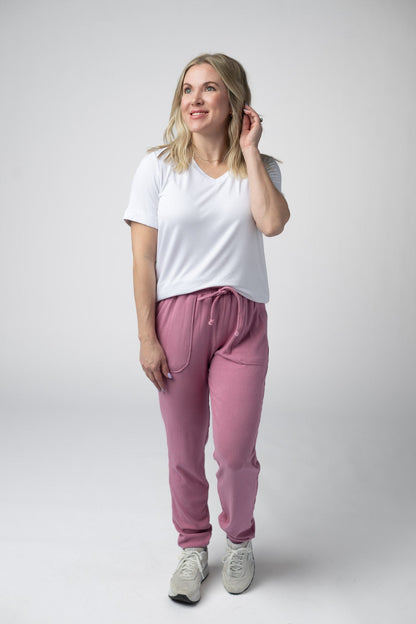 IN STOCK Corrine Joggers -  Rose FINAL SALE