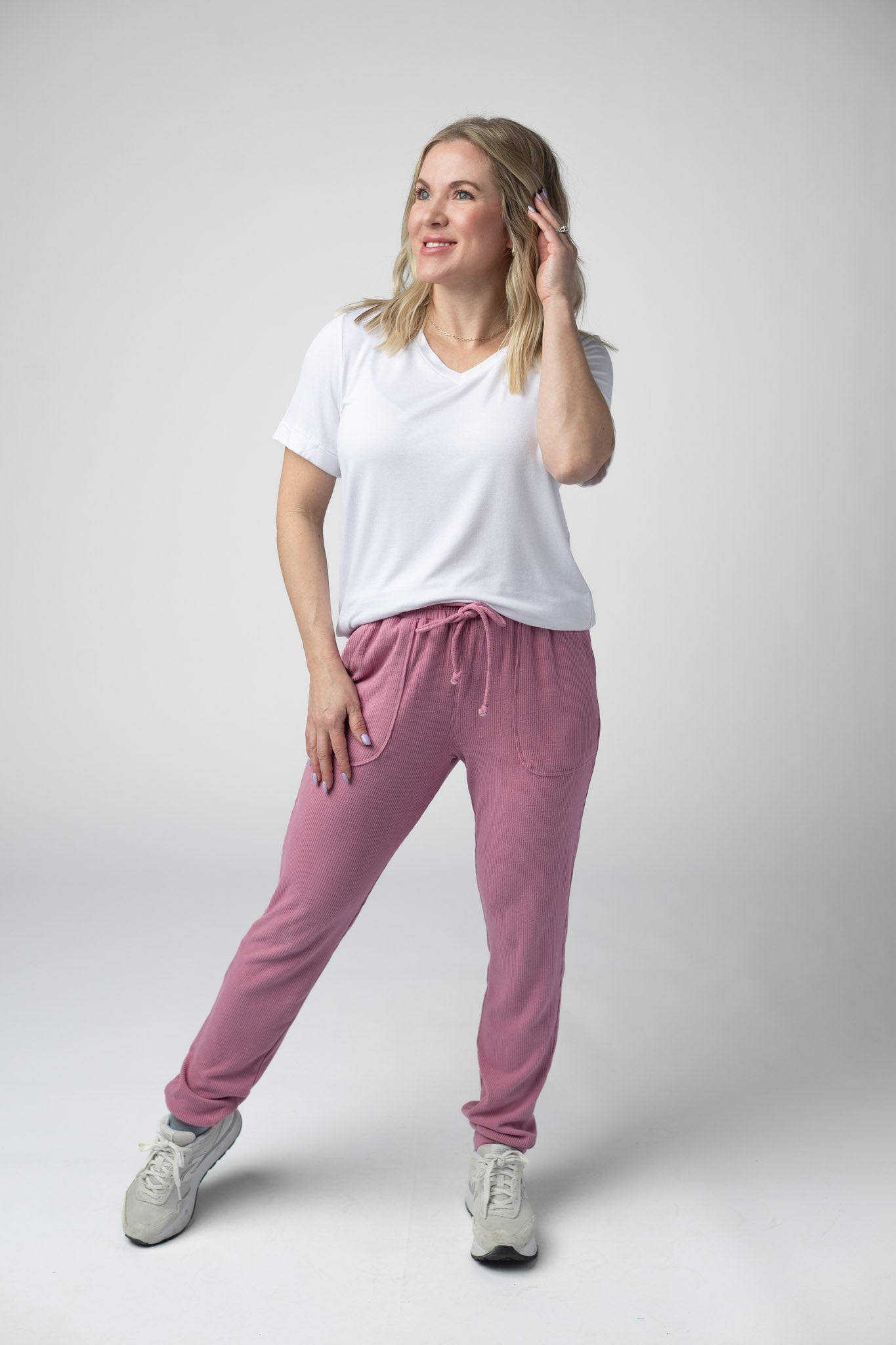 IN STOCK Corrine Joggers -  Rose FINAL SALE