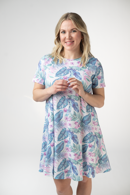 IN STOCK Alicia Dress - Tropical Leaf FINAL SALE