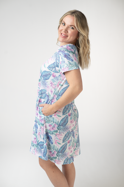 IN STOCK Alicia Dress - Tropical Leaf FINAL SALE