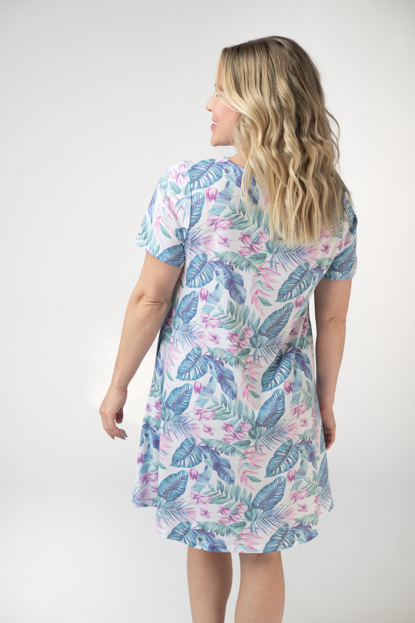 IN STOCK Alicia Dress - Tropical Leaf FINAL SALE