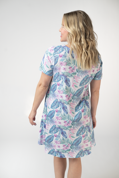 IN STOCK Alicia Dress - Tropical Leaf FINAL SALE