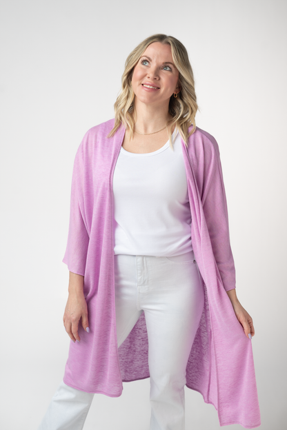 IN STOCK Ellie Cover-Up Kimono - Lilac FINAL SALE
