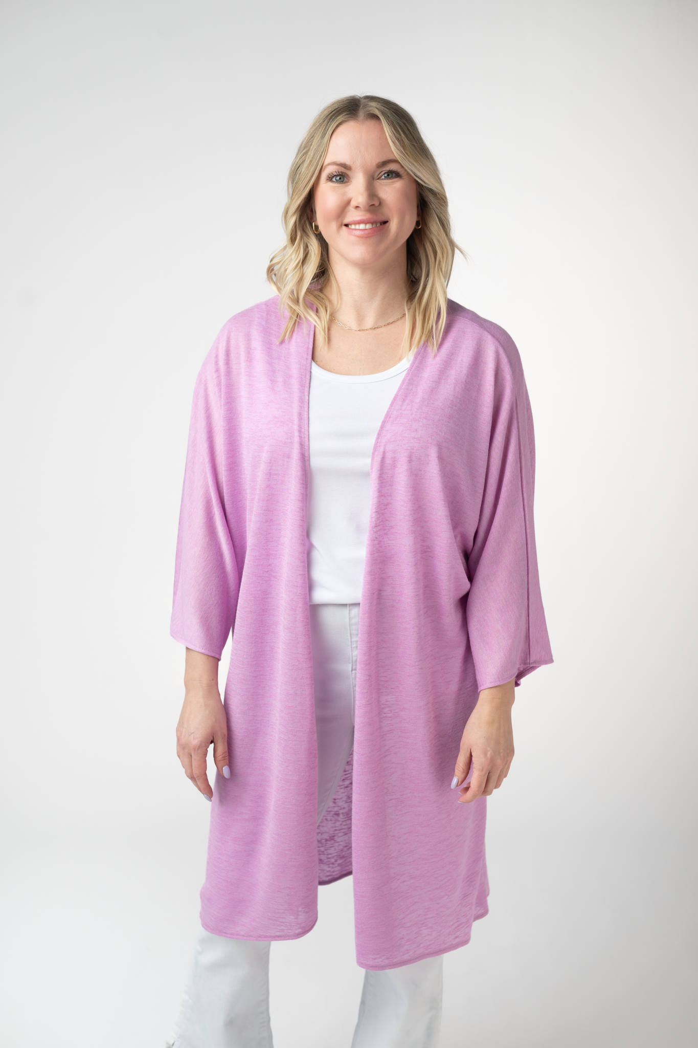 IN STOCK Ellie Cover-Up Kimono - Lilac FINAL SALE