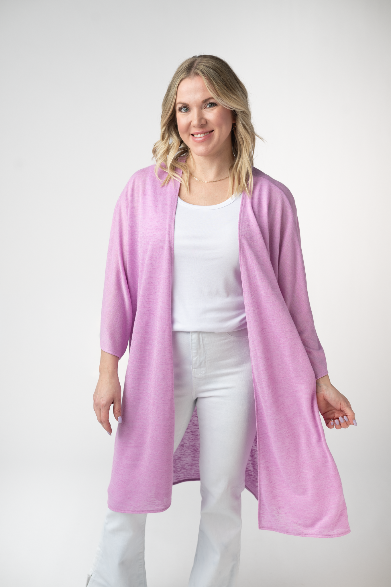 IN STOCK Ellie Cover-Up Kimono - Lilac FINAL SALE