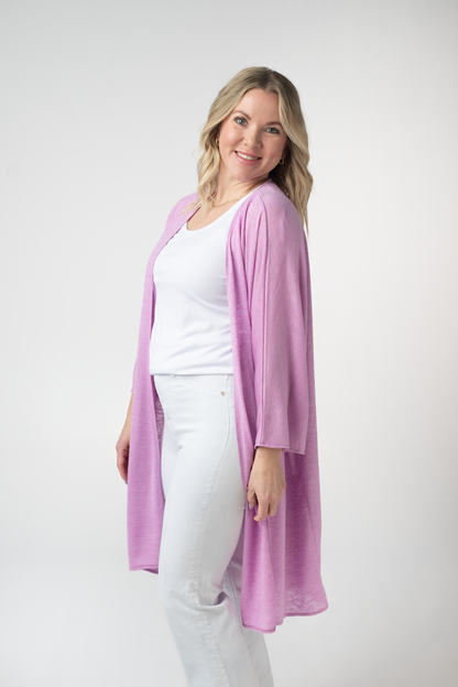 IN STOCK Ellie Cover-Up Kimono - Lilac FINAL SALE