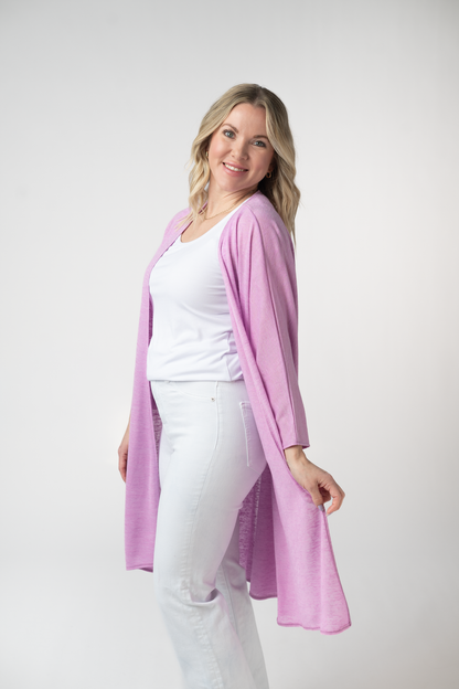 IN STOCK Ellie Cover-Up Kimono - Lilac FINAL SALE