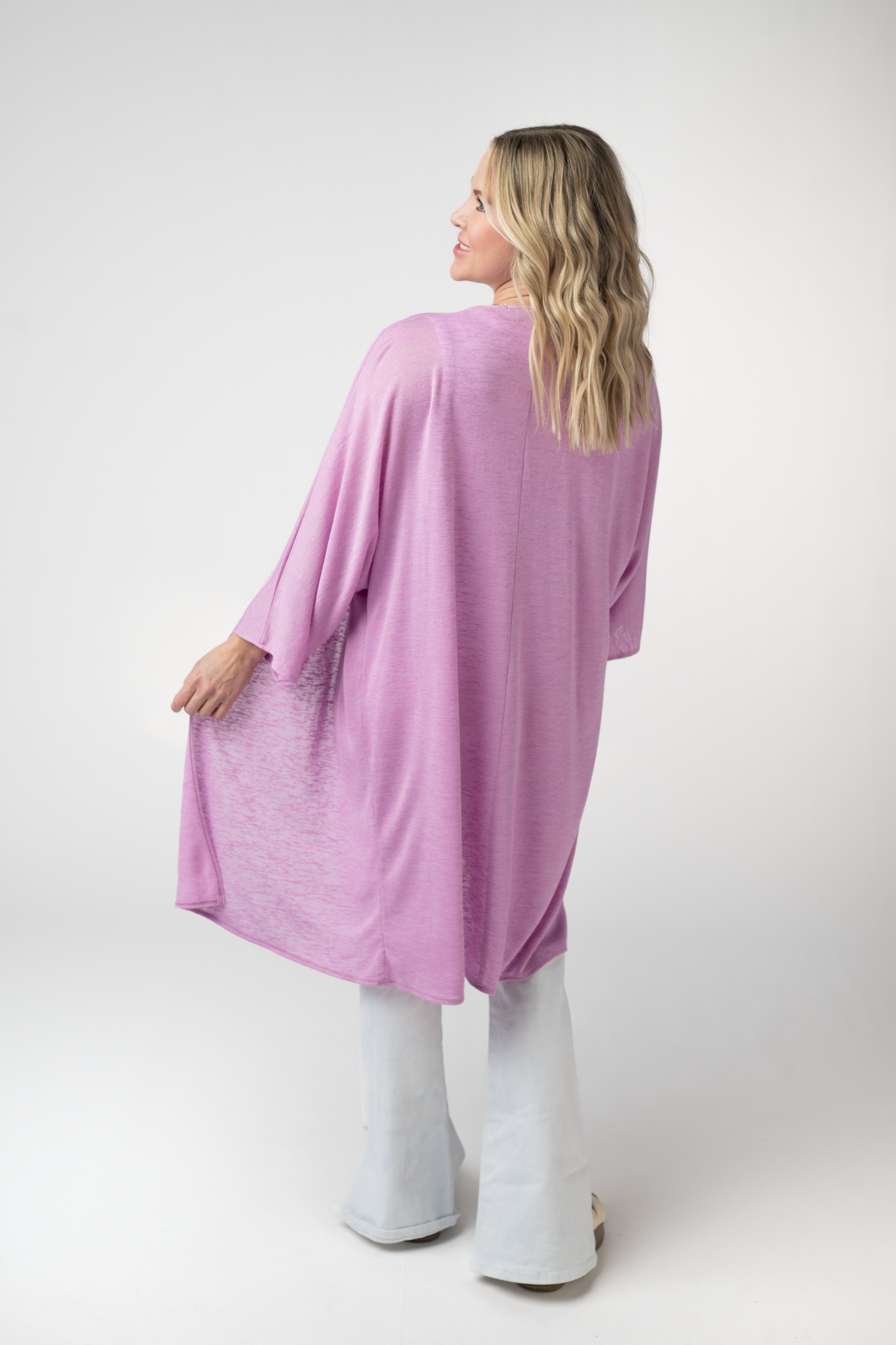 IN STOCK Ellie Cover-Up Kimono - Lilac FINAL SALE