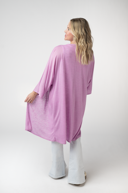 IN STOCK Ellie Cover-Up Kimono - Lilac FINAL SALE