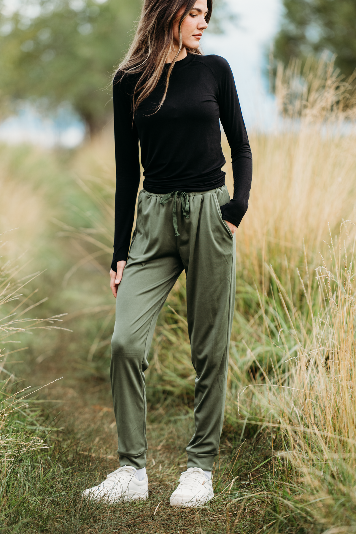 IN STOCK Cloud Joggers - Olive