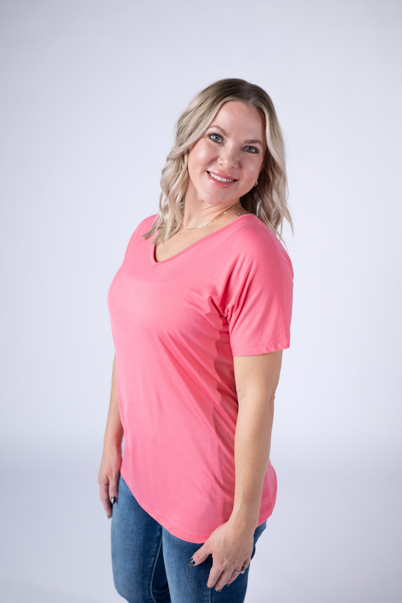 IN STOCK Chloe Cozy Top - Sun Kissed Coral FINAL SALE